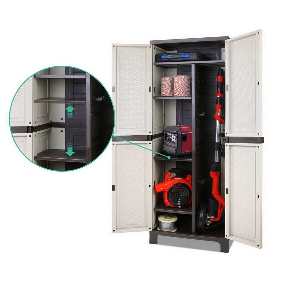 Lockable Outdoor Storage Cabinet - 173 cm