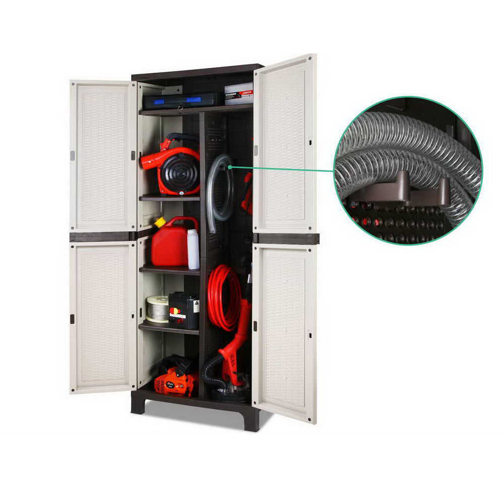 Lockable Outdoor Storage Cabinet - 173 cm