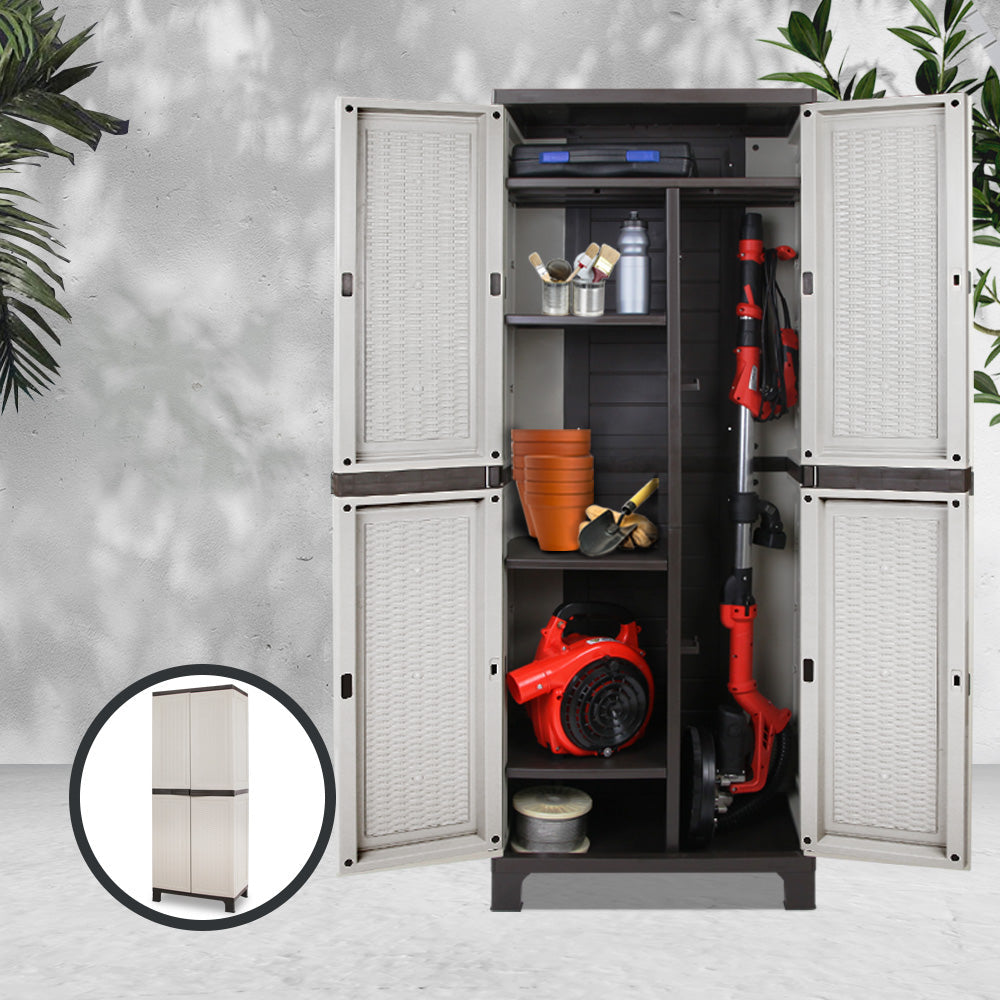 Lockable Outdoor Storage Cabinet - 173 cm