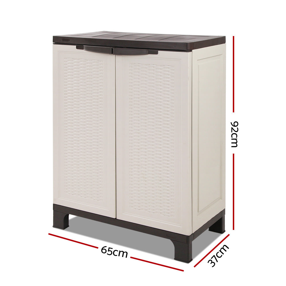 Lockable Outdoor Storage Cabinet - 92 cm