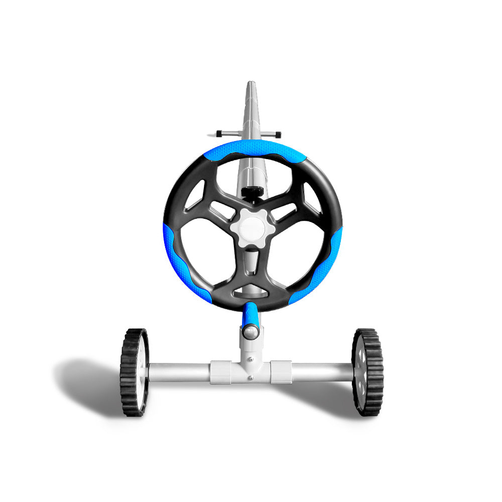 Adjustable Swimming Pool Cover Roller - Blue