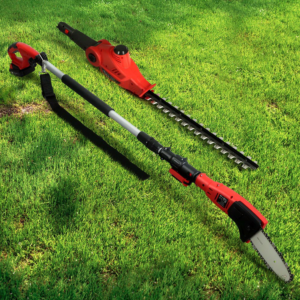 Cordless Chainsaw Hedge Trimmer Saw Electric Lithium Battery - 20V