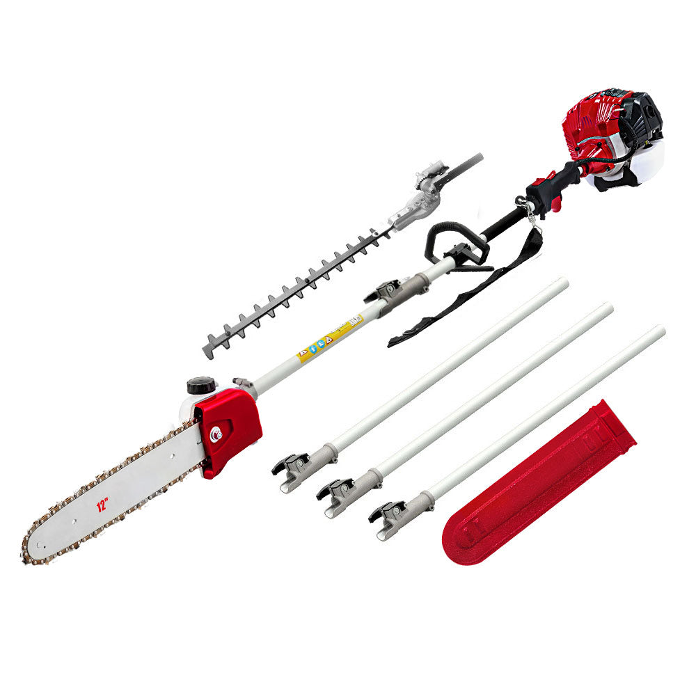 Garage Petrol Pole Chainsaw Hedge Trimmer Pruner - 65CC