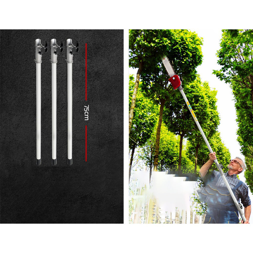 Garage Petrol Pole Chainsaw Hedge Trimmer Pruner - 65CC