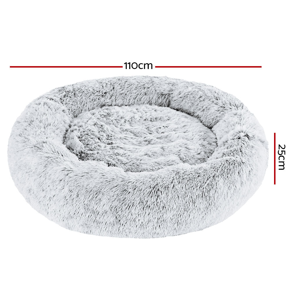 Indoor Dog Bed Pet Bed Cat Extra Large 110cm - Charcoal
