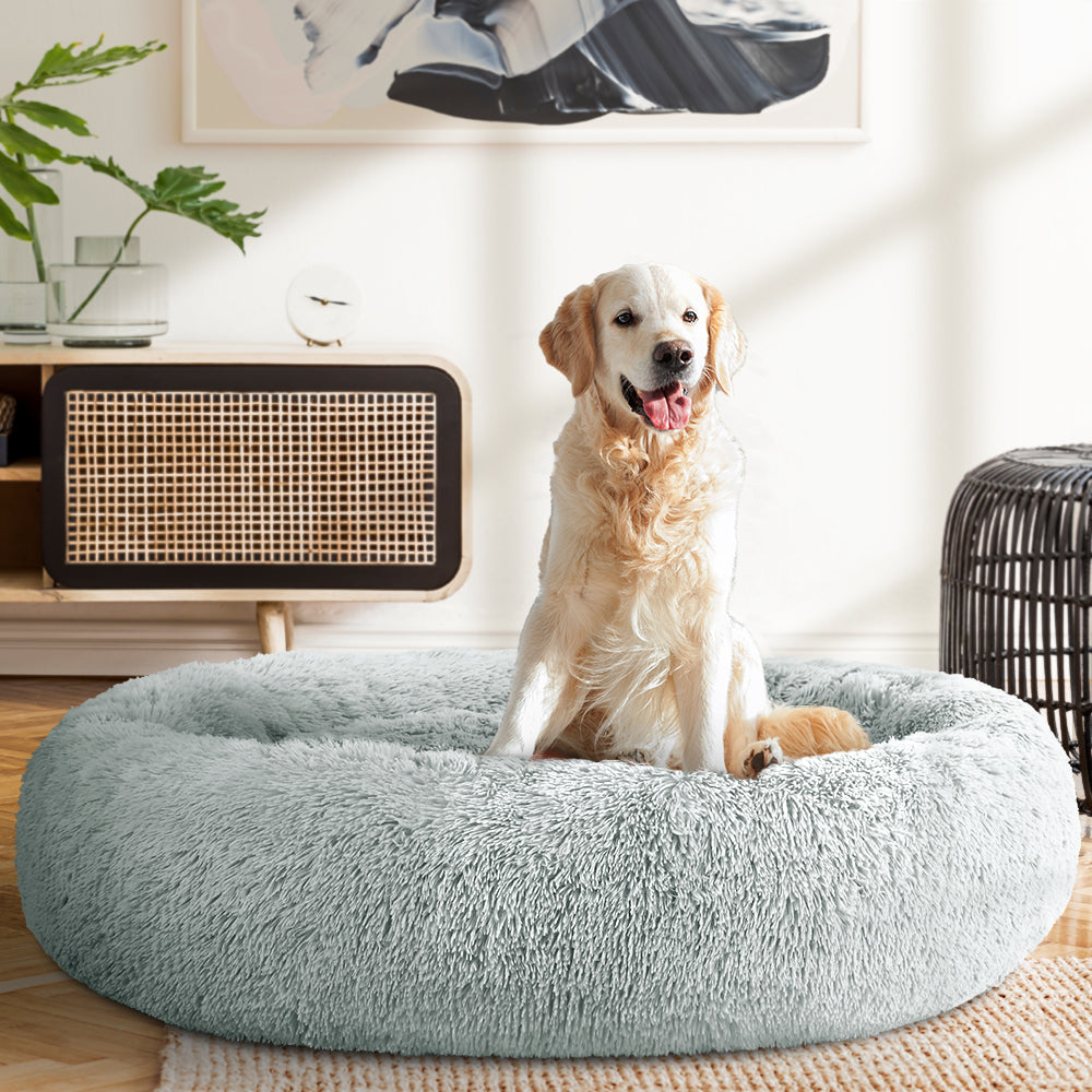 Indoor Dog Bed Pet Bed Cat Extra Large 110cm - Light Grey