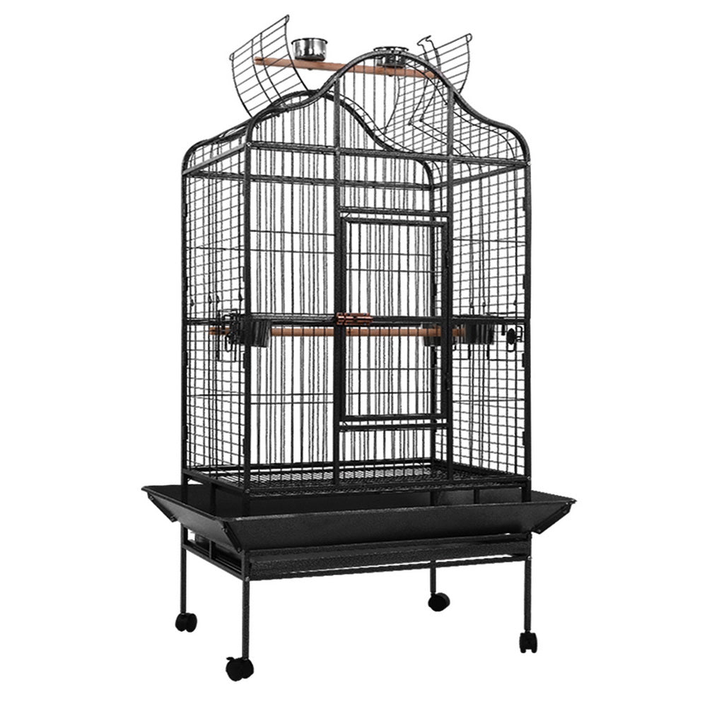 Bird Cage Pet Aviary Travel Stand Budgie Parrot Toys Large - 168cm