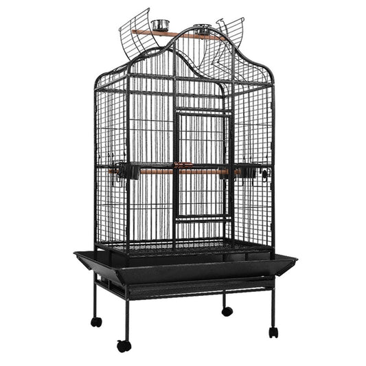 Bird Cage Pet Aviary Travel Stand Budgie Parrot Toys Large - 168cm
