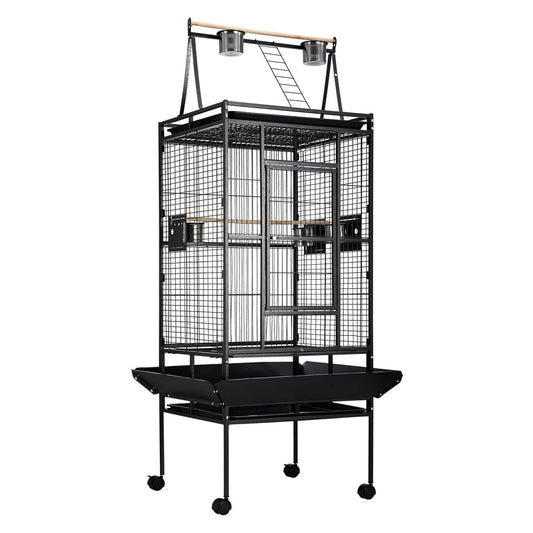 Bird Cage Pet Aviary Travel Stand Budgie Parrot Toys Large - 173cm
