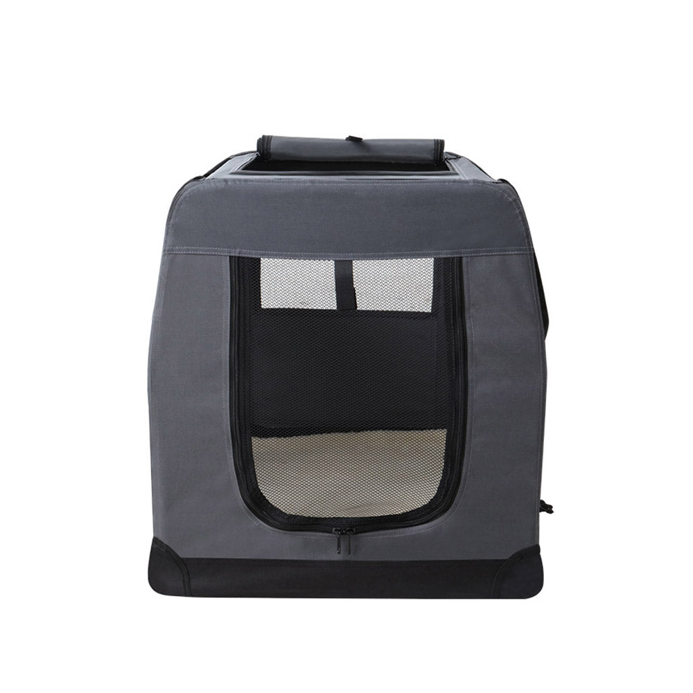 Pet Carrier Dog Cat Travel Portable Cage Kennel Foldable - XL