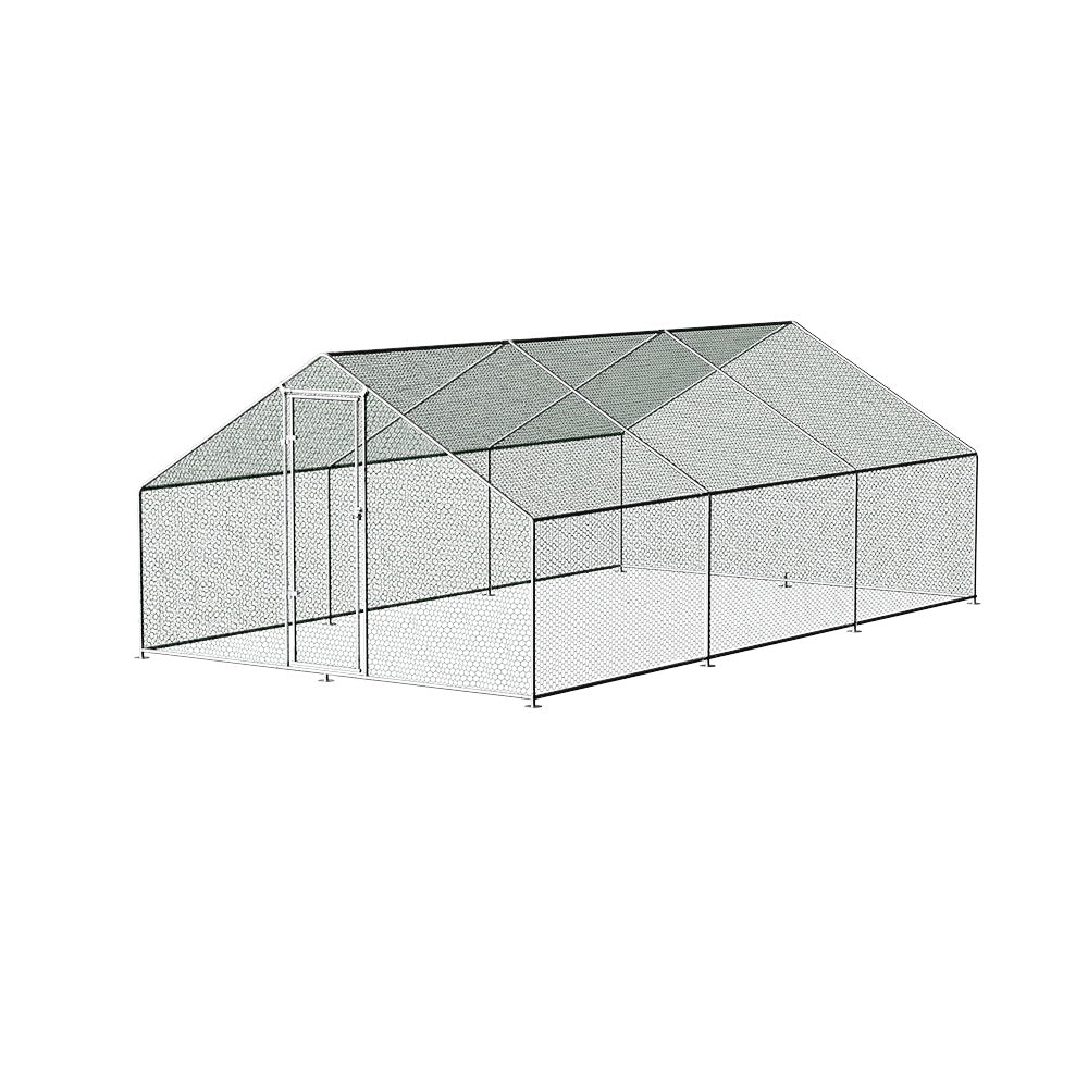 Chicken Cage Hutch Large Walk In Enclosure Cover - 3mx6m