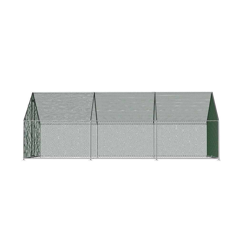 Chicken Cage Hutch Large Walk In Enclosure Cover - 3mx6m