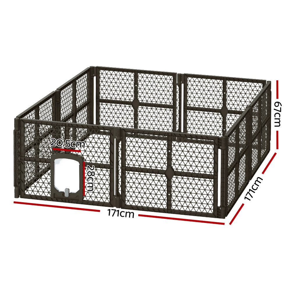 Pet Enclosure Playpen - 8 Panels
