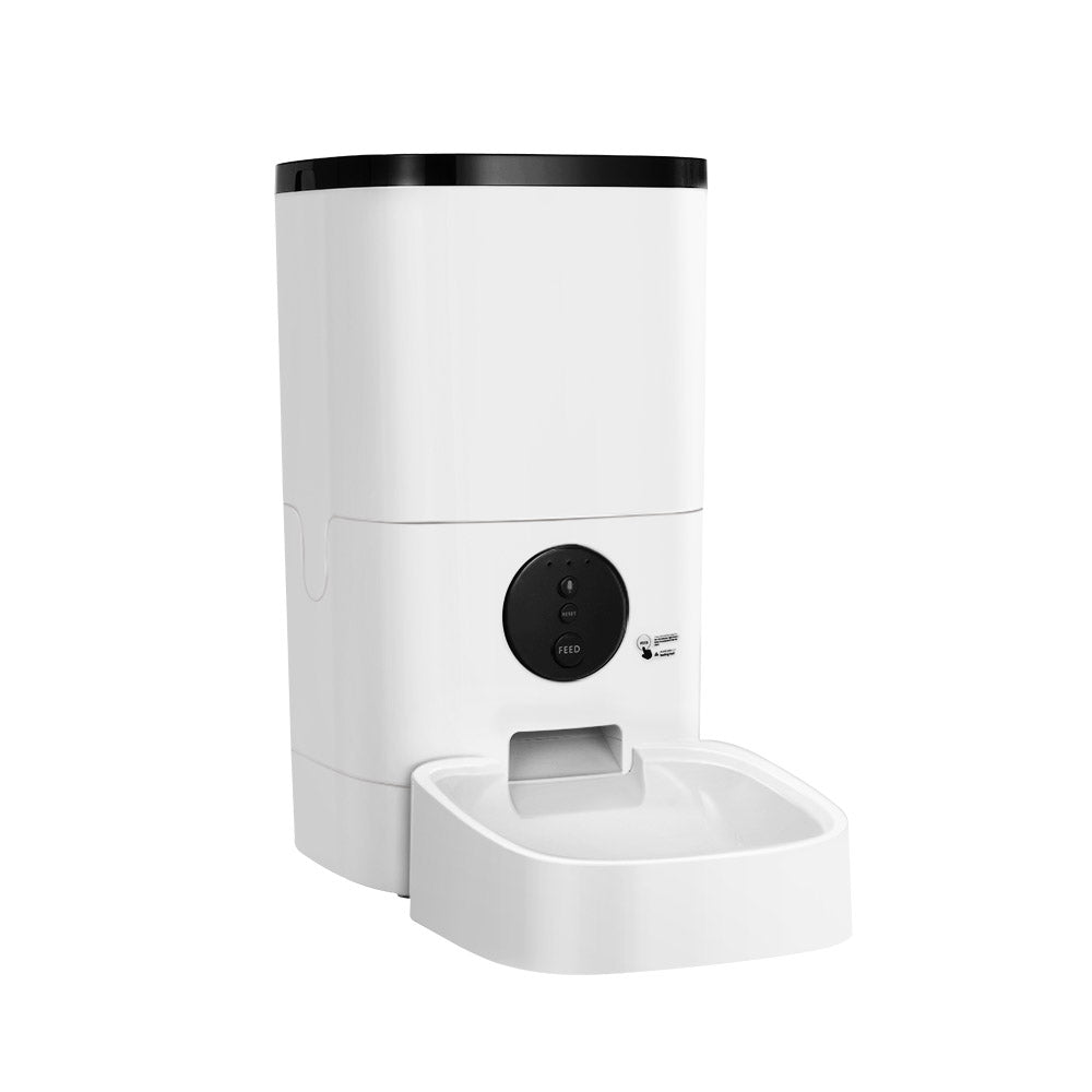 Automatic Pet Feeder Camera Dog Cat Smart Wifi Food - 6L