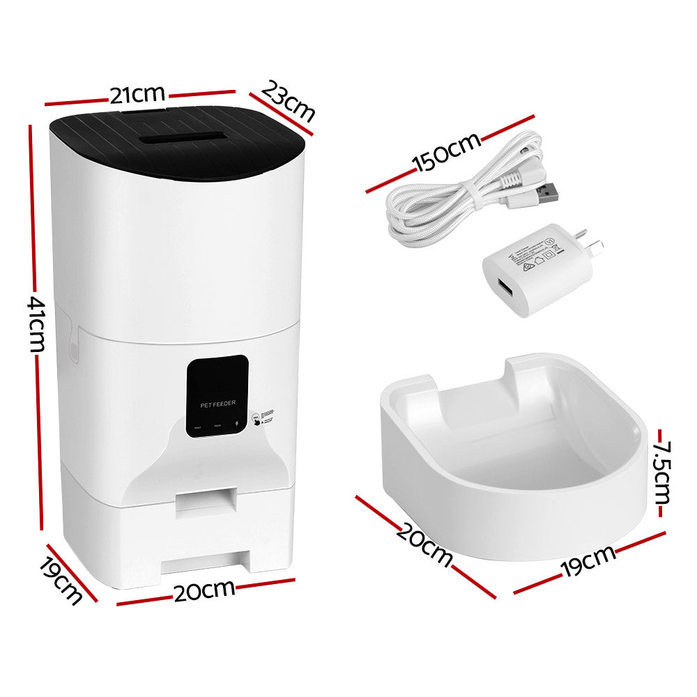 Automatic Pet Feeder Auto Wifi Dog Cat Smart Food Dispenser - 9L