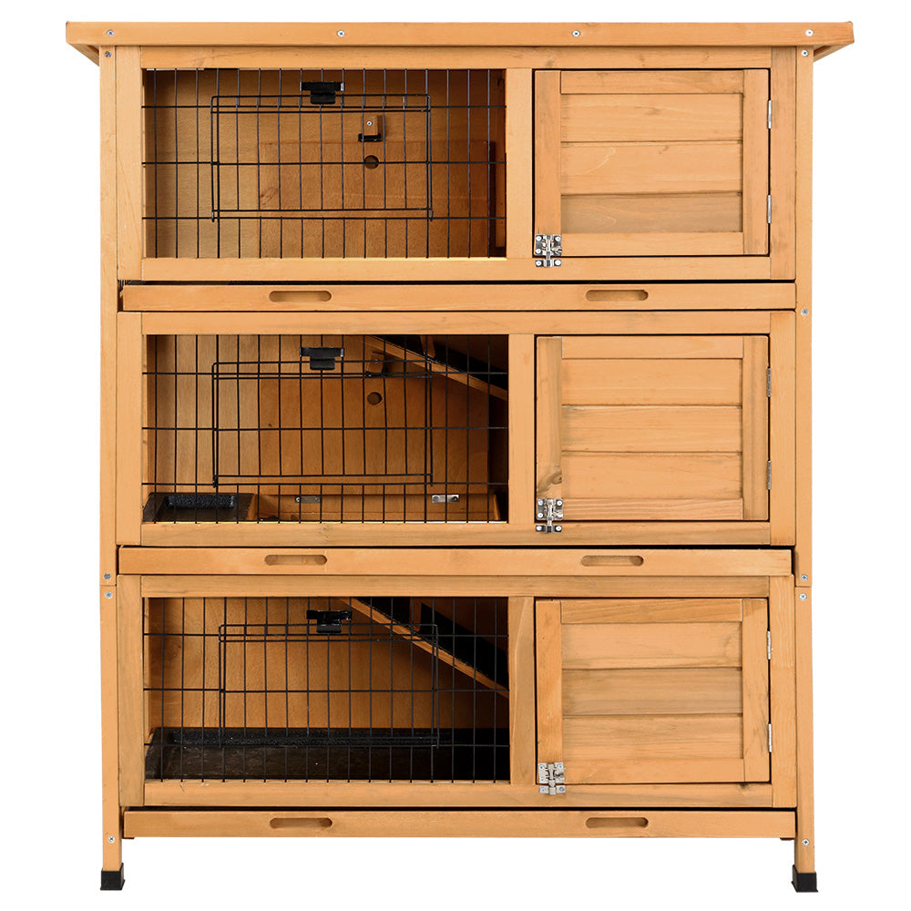 Chicken Coop Rabbit Hutch Wooden Pet Cage - L