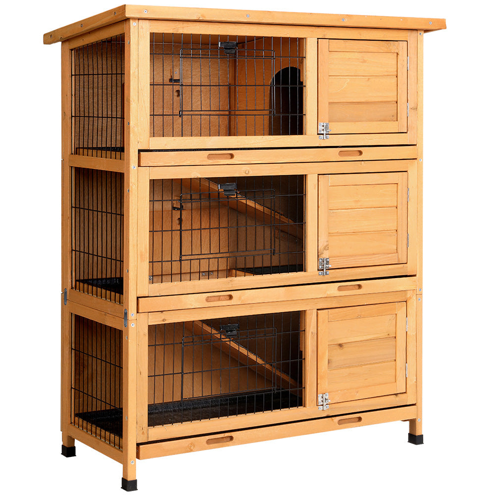 Chicken Coop Rabbit Hutch Wooden Pet Cage - L