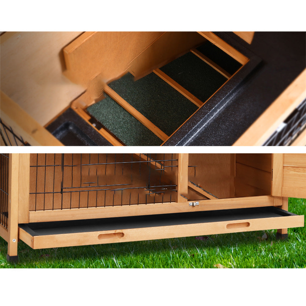 Chicken Coop Rabbit Hutch Wooden Pet Cage - L