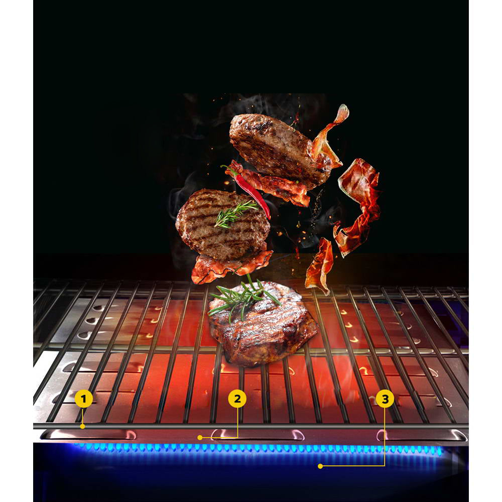 Stainless Steel Portable Gas BBQ Grill Heater