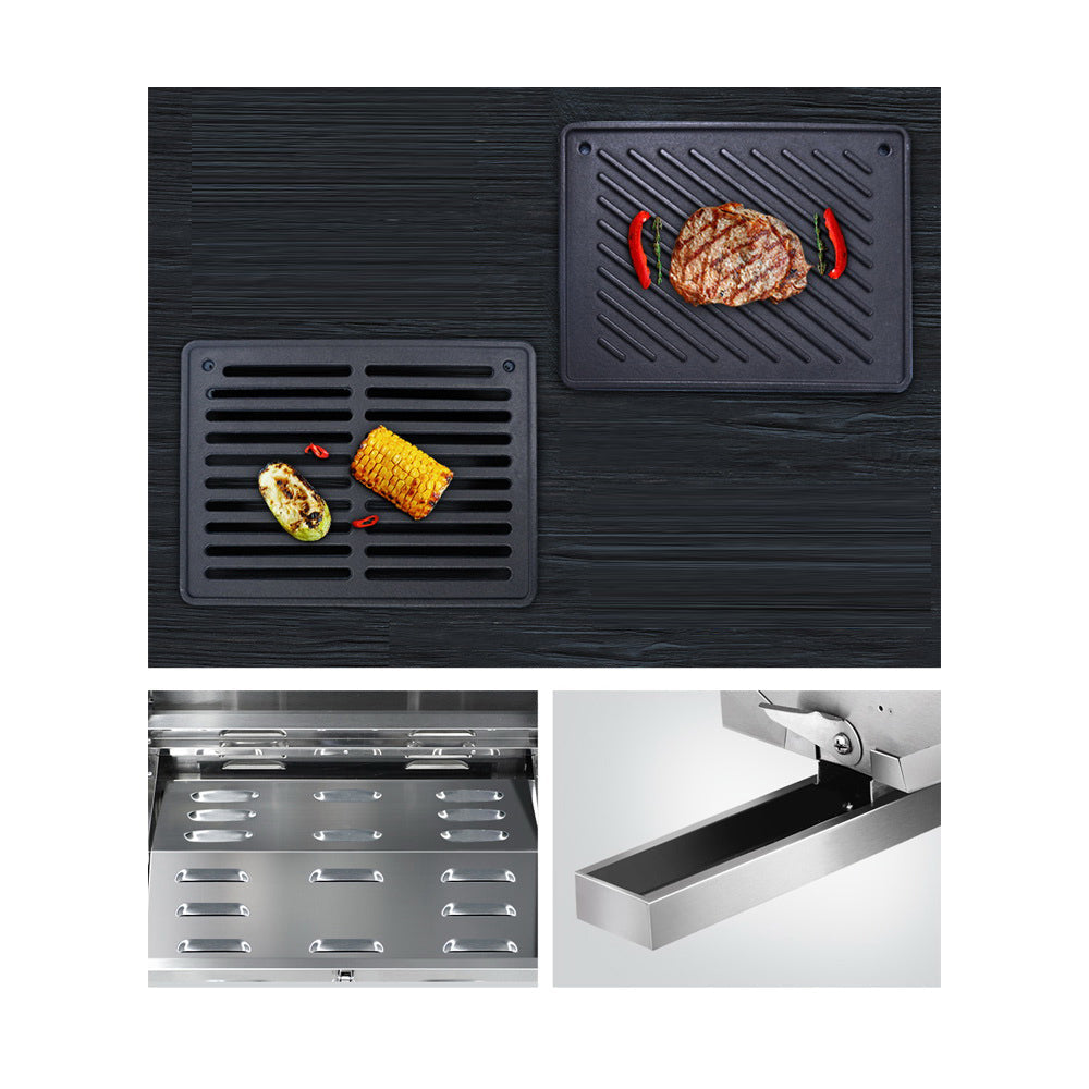 Portable Outdoor Gas BBQ Camping Cooker - 2 Burner