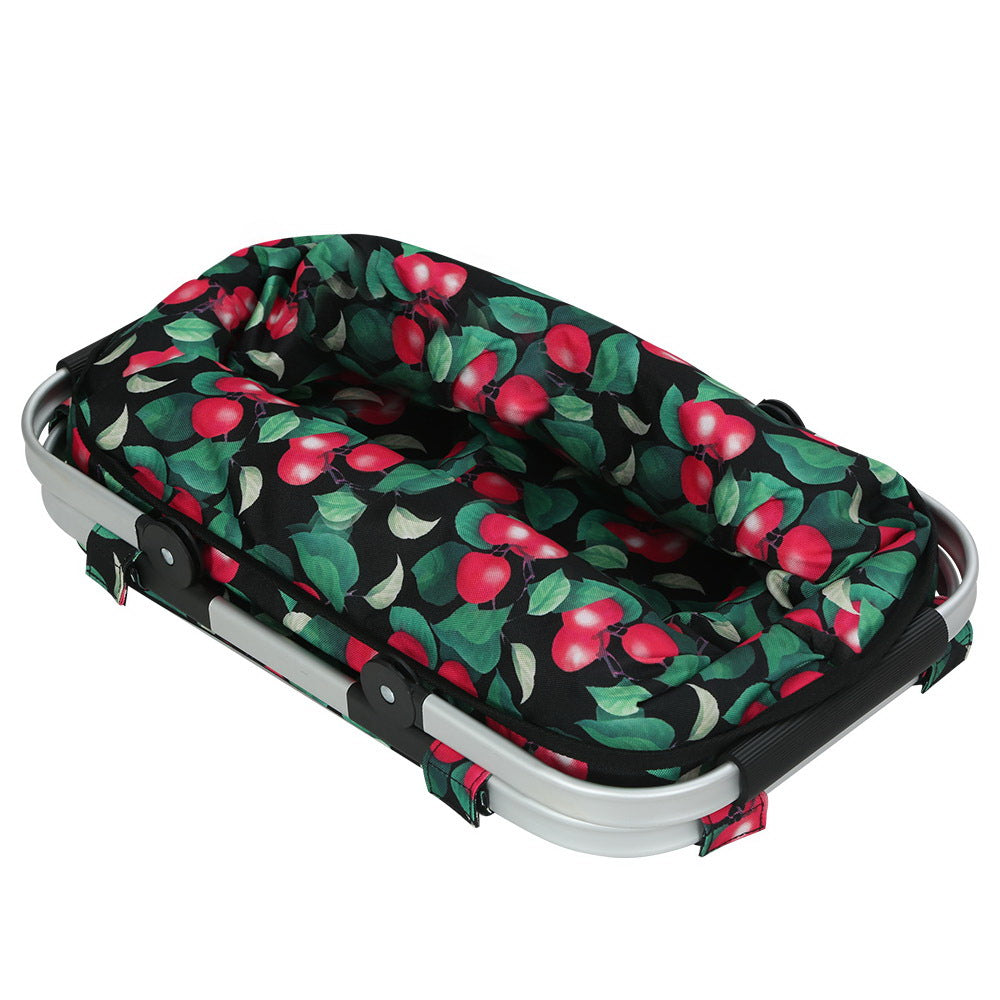 Picnic Bag Basket Folding Large Hamper Camping Hiking Insulated