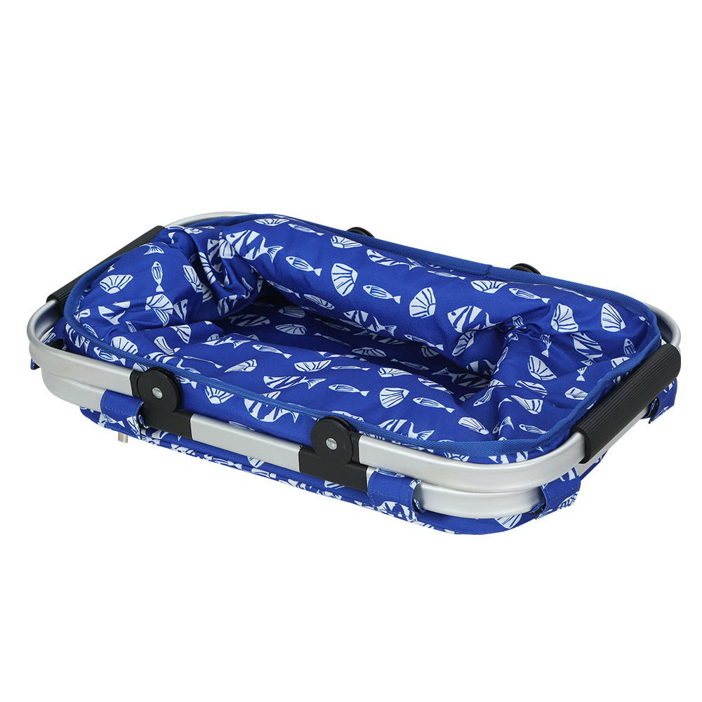 Picnic Bag Basket FoldingHamper Camping Hiking Insulated