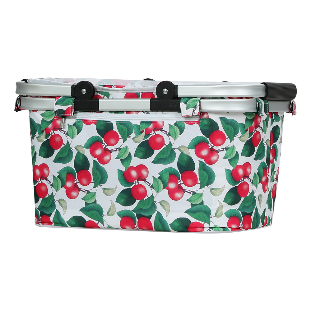 Picnic Bag Basket Folding Hamper Camping Hiking Insulated Outdoor