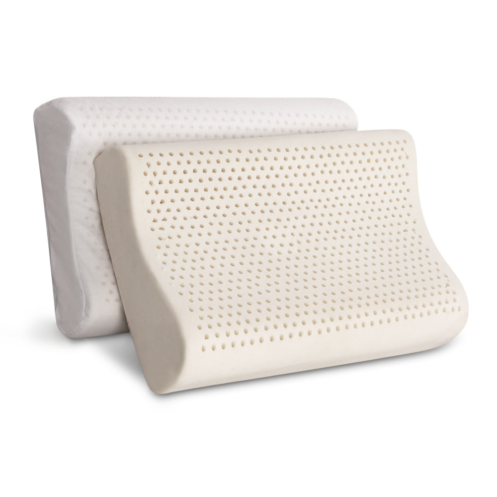 Natural Latex Bed Pillow - Set of 2