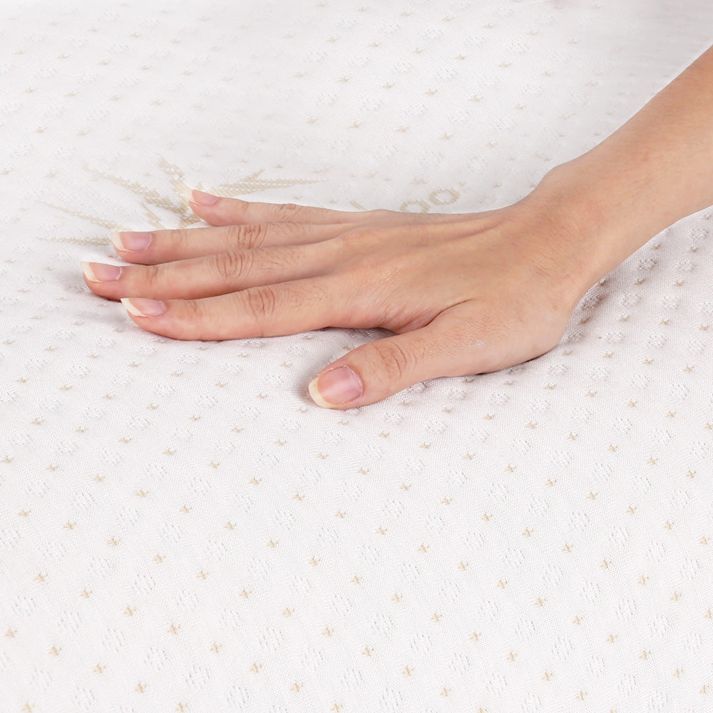 Bamboo memory Foam Bed Pillow - Set of 2