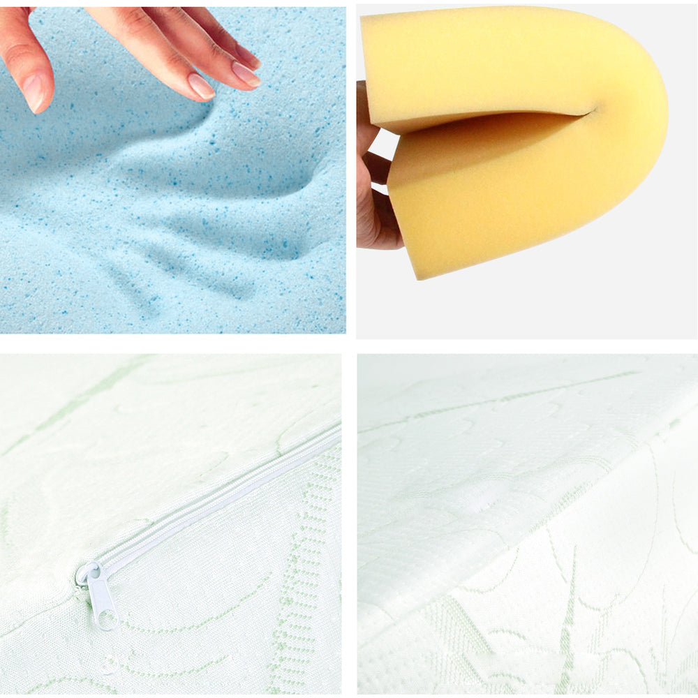 Bed Wedge Back Support Pillow Bamboo Fabric