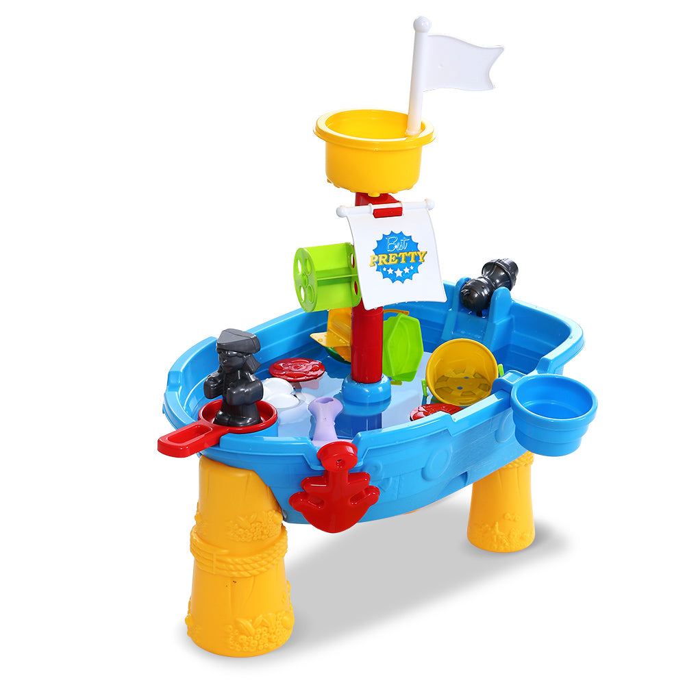 Kids Sand Pit Pirate Ship Toy Set