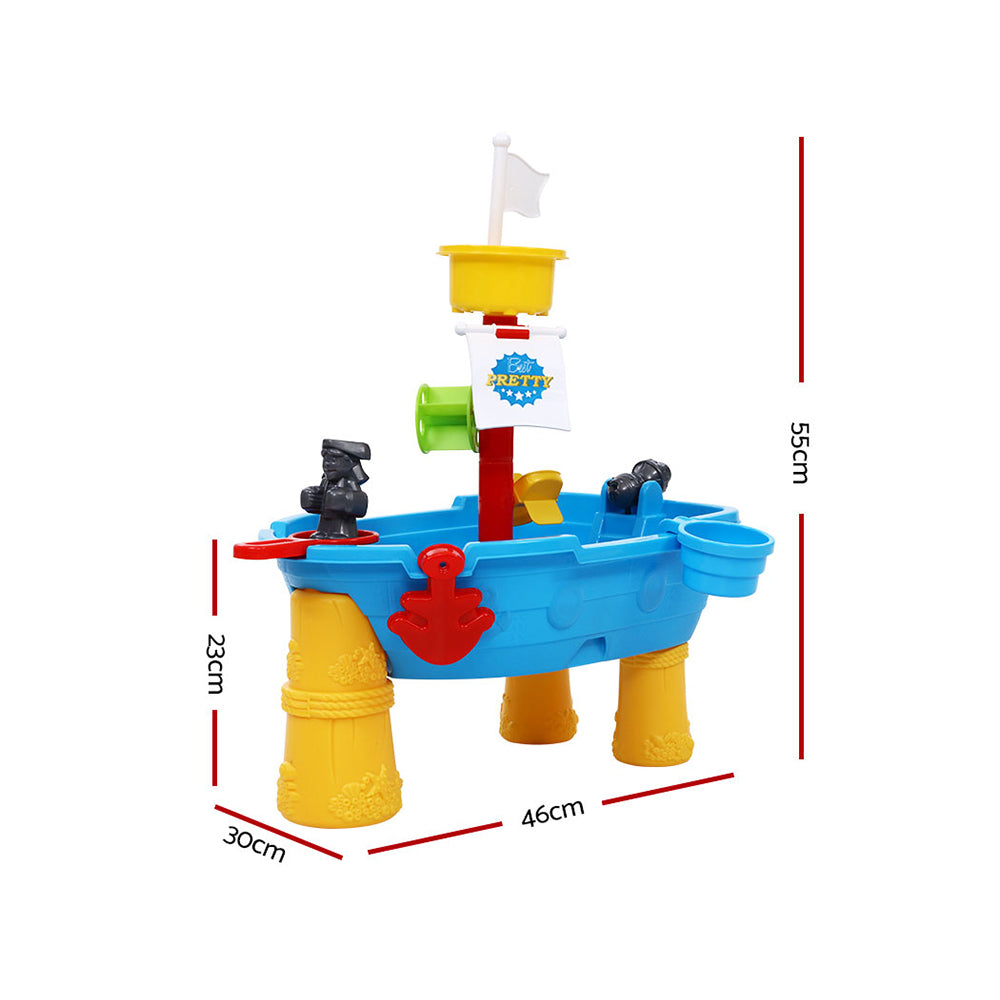 Kids Sand Pit Pirate Ship Toy Set