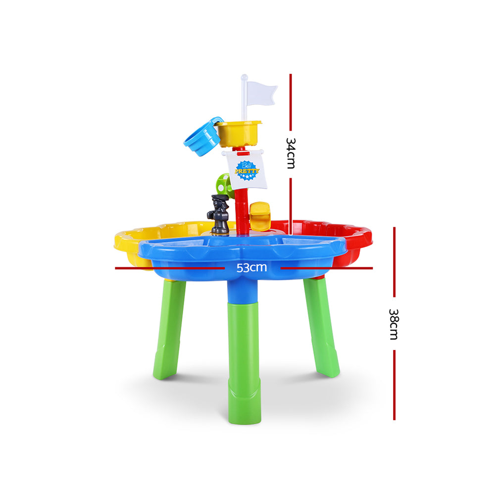 Kids Outdoor Sand Pit Play Table Set