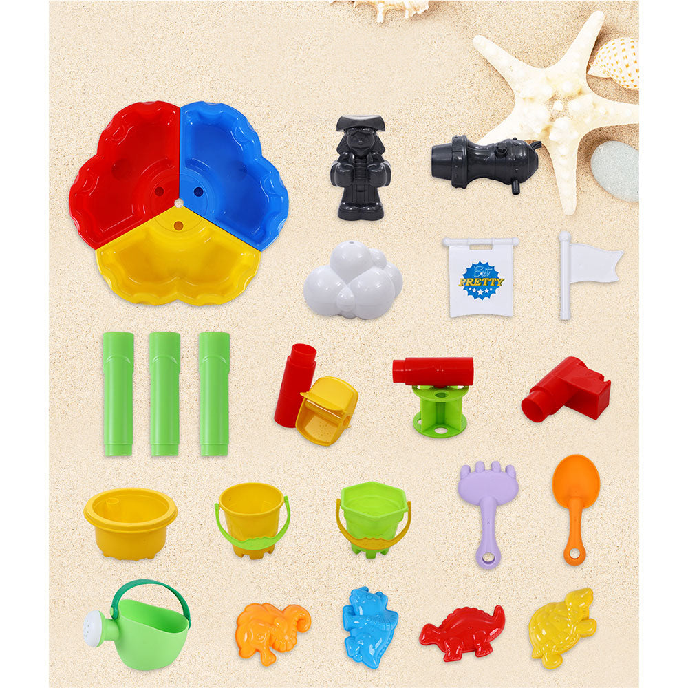 Kids Outdoor Sand Pit Play Table Set