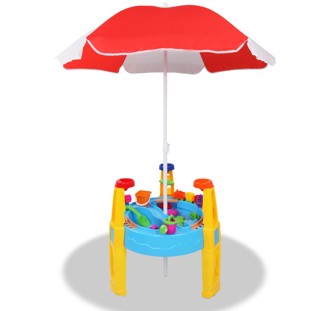 Kids Play Set Table with Umbrella - 26 Piece