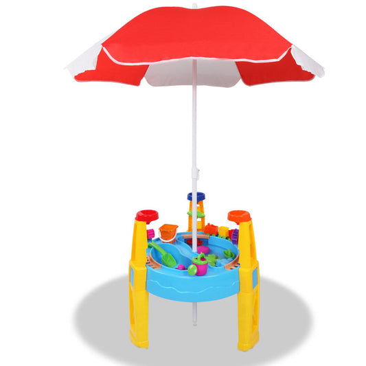Kids Play Set Table with Umbrella - 26 Piece