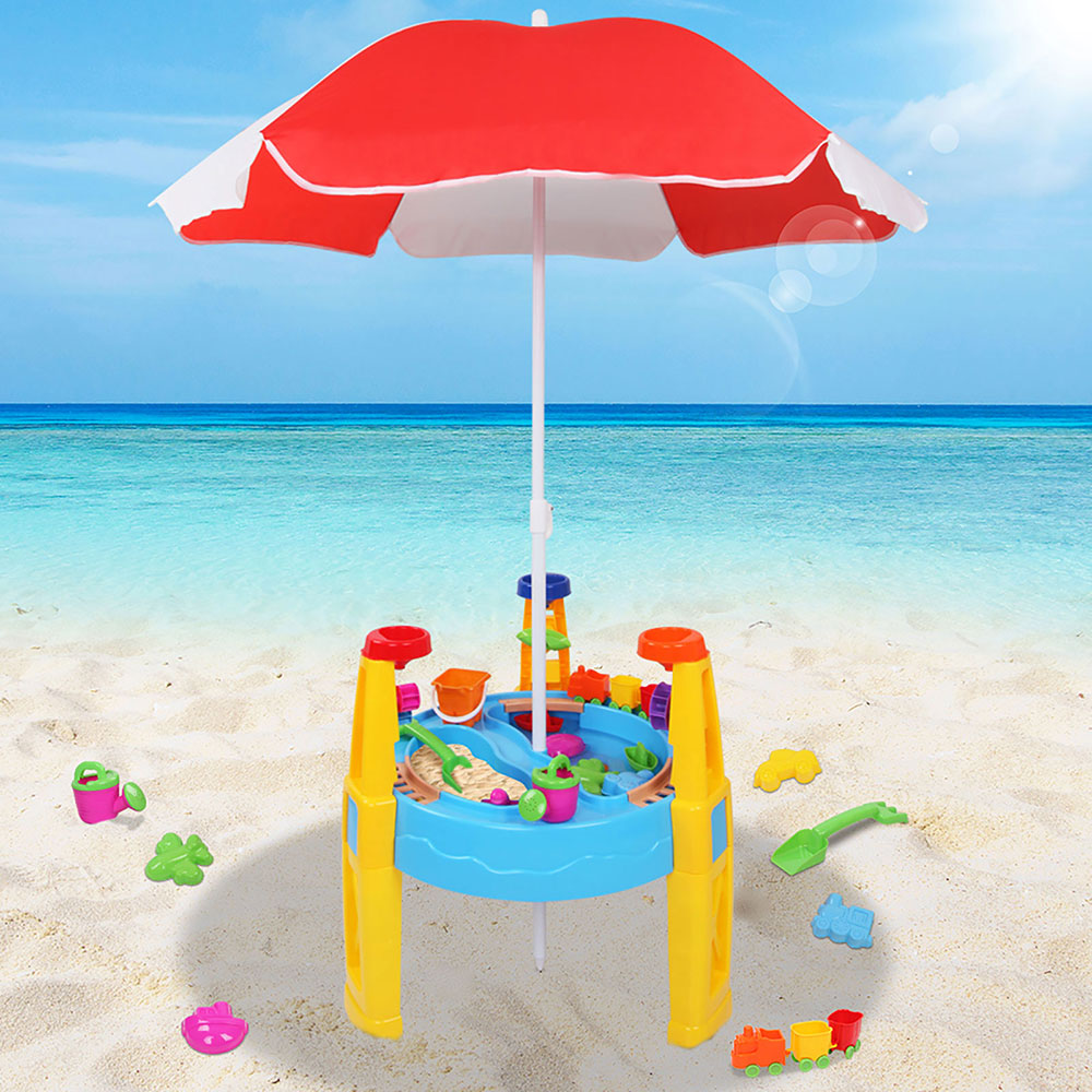 Kids Play Set Table with Umbrella - 26 Piece