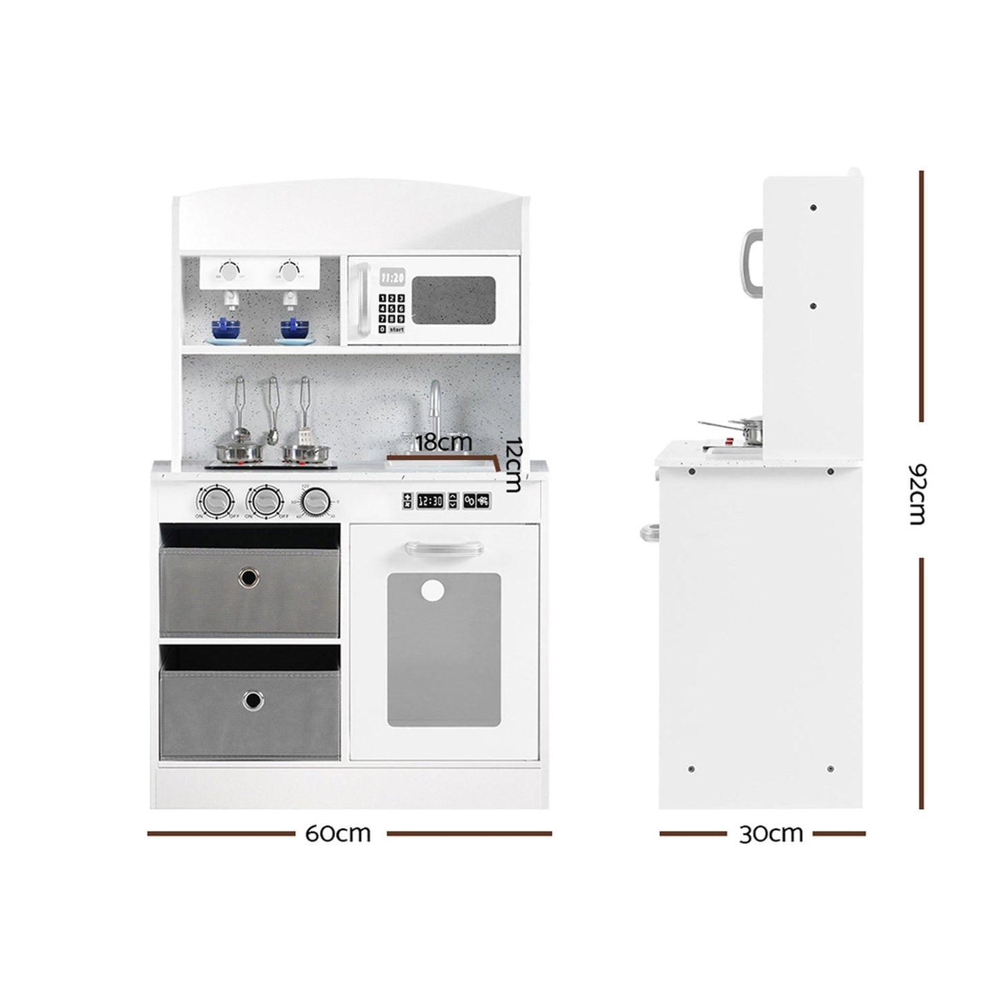 Kids Wooden Kitchen Playset