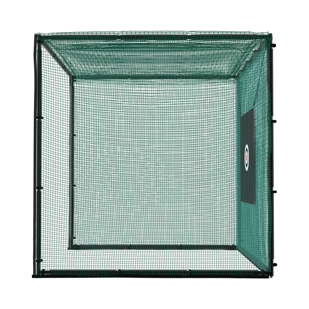 Golf Practice Cage Hitting Net with Steel Frame Football Baseball Training - 3M