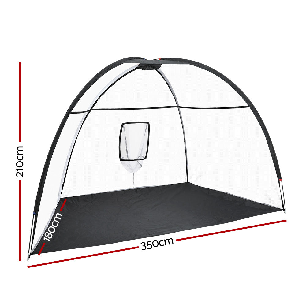 Golf Practice Net Portable Training Aid Driving Target Mat Soccer - 3.5m