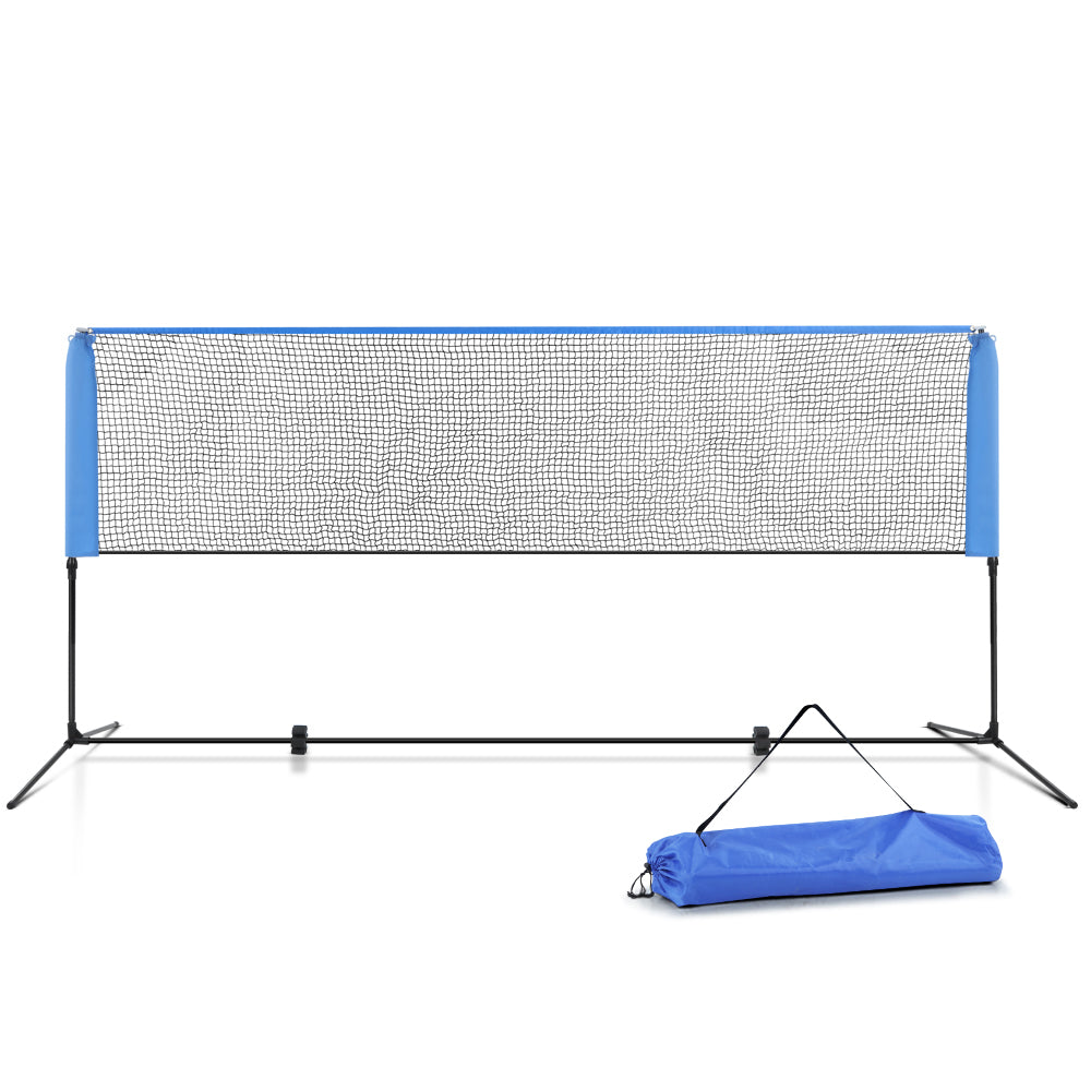 Outdoor Portable Sports Volleyball and Badminton Net 3m 3ft - Blue