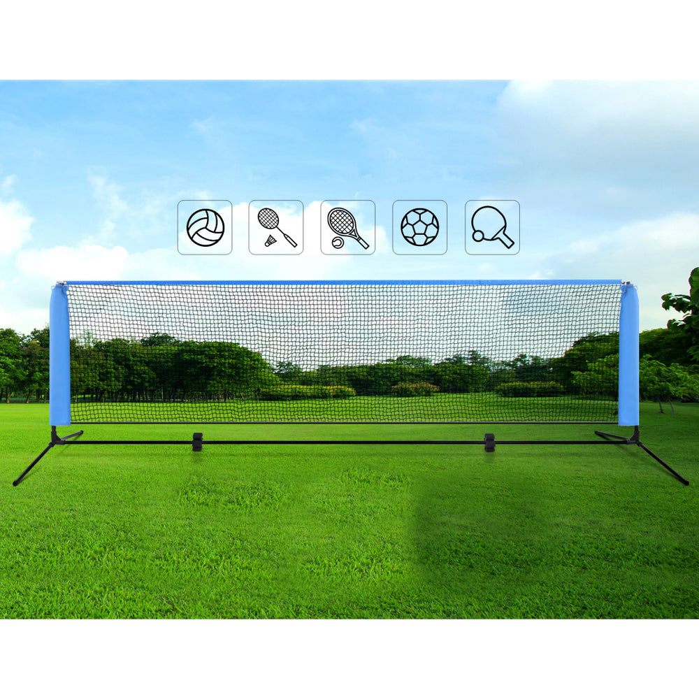 Outdoor Portable Sports Volleyball and Badminton Net 3m 3ft - Blue