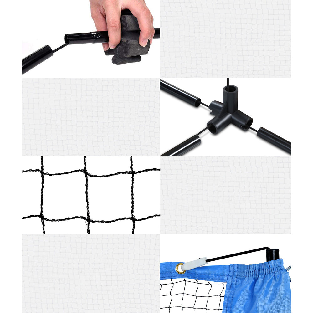 Outdoor Portable Sports Volleyball and Badminton Net 3m 3ft - Blue