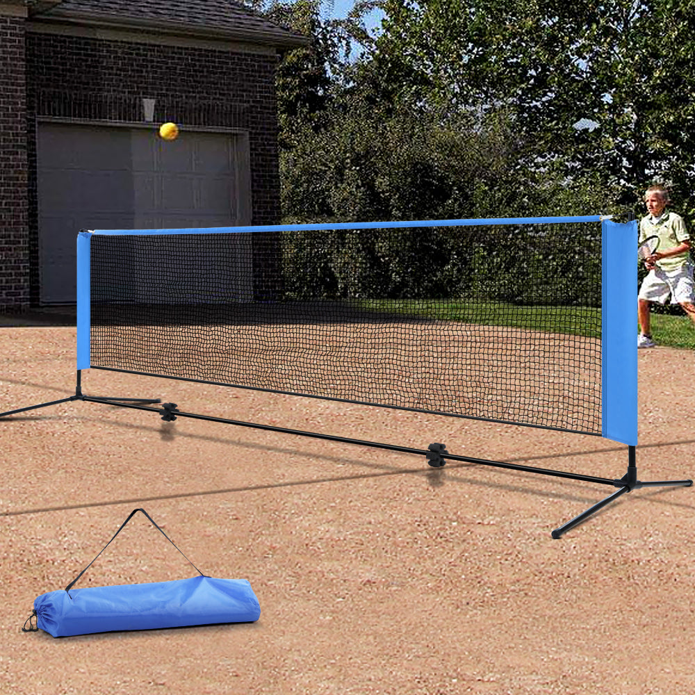 Outdoor Portable Sports Volleyball and Badminton Net 3m 3ft - Blue