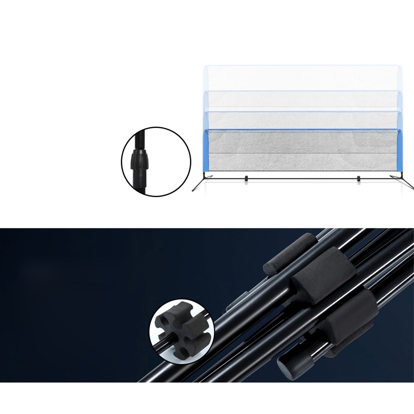 Portable Sports Training Net - 4m