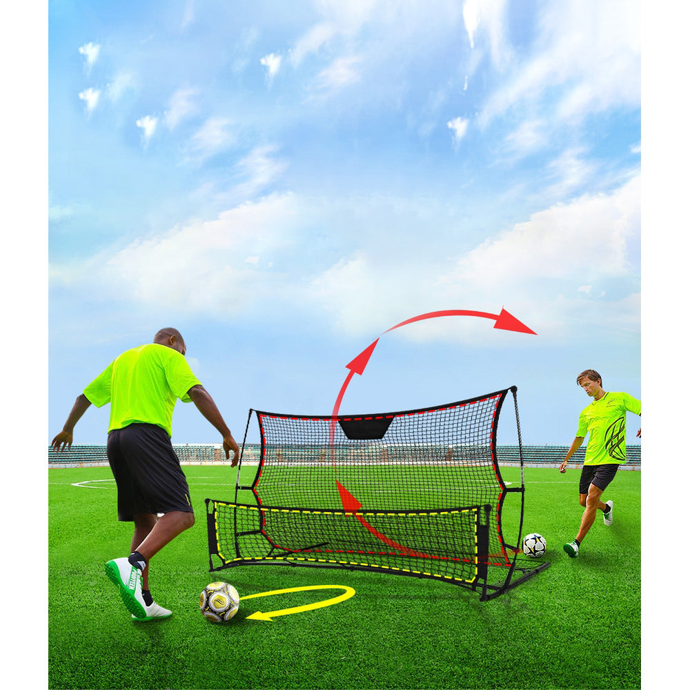 Portable Soccer Rebounder Net Volley Training Football Goal Trainer - XL