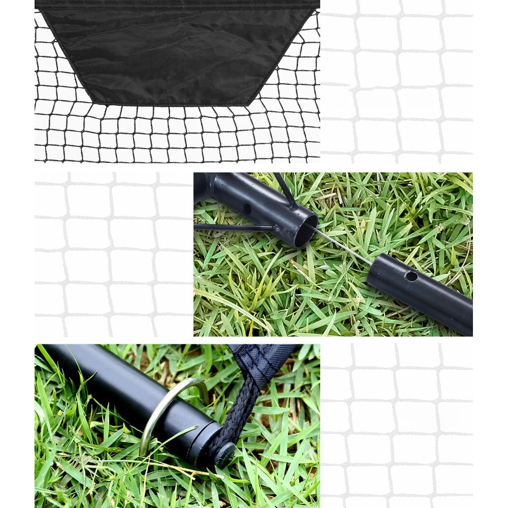 Portable Soccer Rebounder Net Volley Training Football Goal Trainer - XL