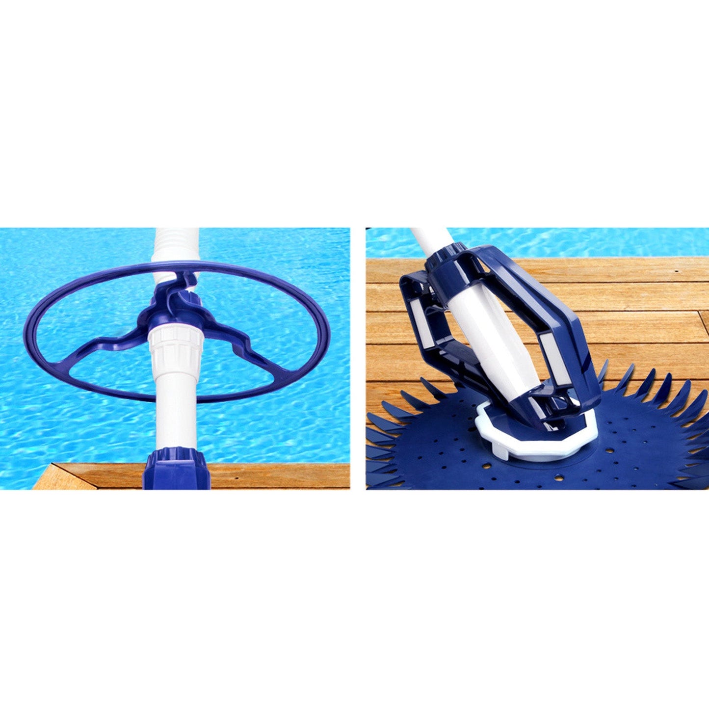 Vacuum Pool Cleaner Blue - For 0.8 to 3m Deep Pool