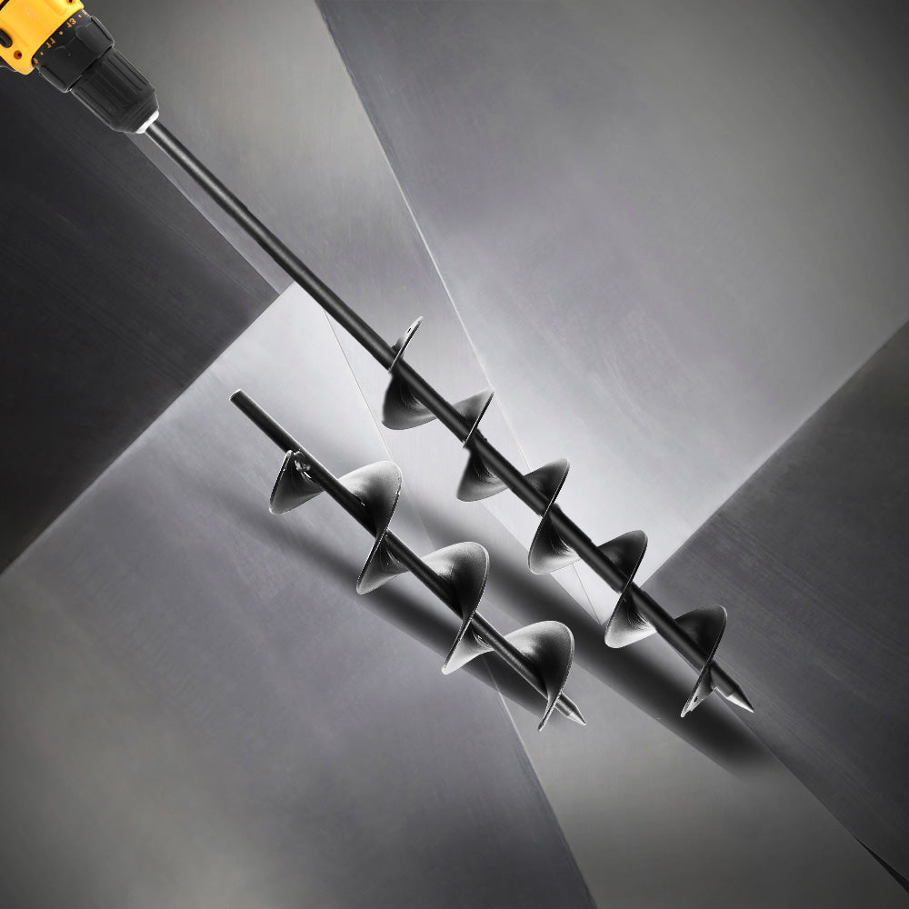 Power Garden Spiral Auger Hole Digger Earth Drill Bit - 600mm
