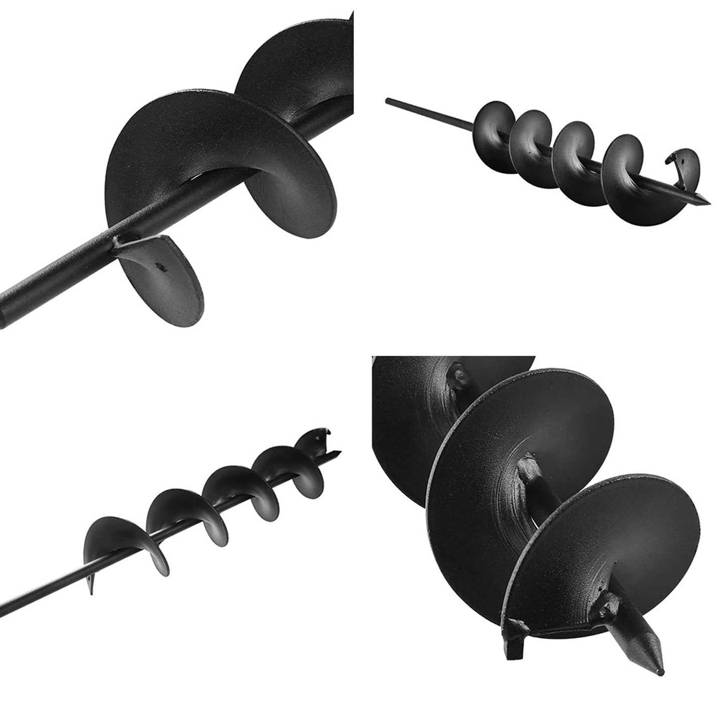 Black Power Garden Auger - 75 X 600MM